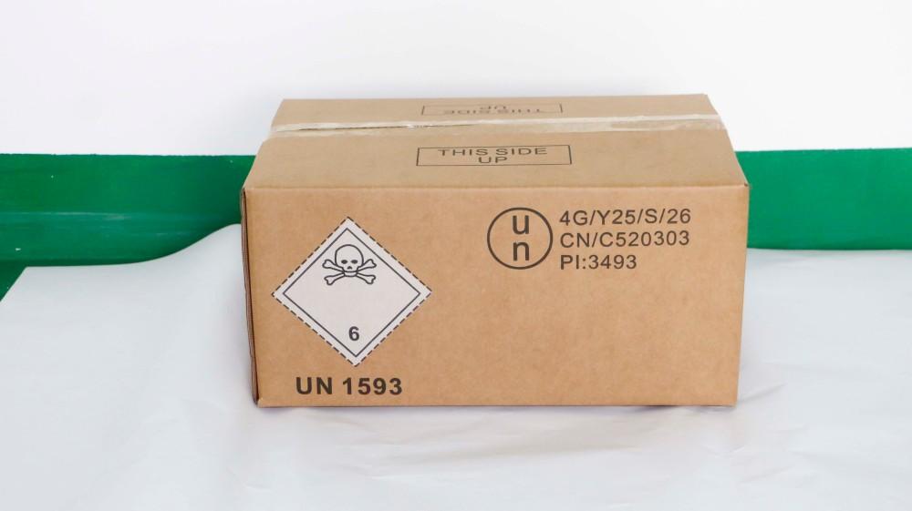 带UN标记的UN危险品纸箱